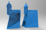 Modelo 3d de Los dados de la torre de 