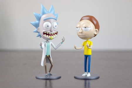 Modelo 3d de Morty de 