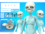  Quin: skull mask - 3dkitbash.com  3d model for 3d printers