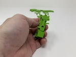  Motorized, articulated t rex(ish) pin walker  3d model for 3d printers