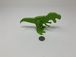  Motorized, articulated t rex(ish) pin walker  3d model for 3d printers