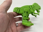 Modelo 3d de Motorizado, articulado t rex(ish) pin walker para impresoras 3d