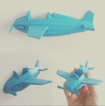  Little plane  3d model for 3d printers