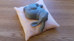  Stanford bunny resting on a pillow  3d model for 3d printers