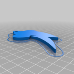  Dash's cutie mark keychain  3d model for 3d printers