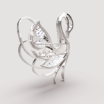  Swan jewelry brooch  3d model for 3d printers