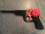  Rubber band gun  3d model for 3d printers