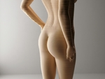 Modelo 3d de Alice permanente de la mujer pose para impresoras 3d