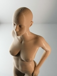 Modelo 3d de Alice permanente de la mujer pose para impresoras 3d