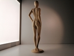  Alice - standing woman pose  3d model for 3d printers