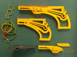 Modelo 3d de Pistolet à élastique -g2 - banda de goma de la pistola para impresoras 3d