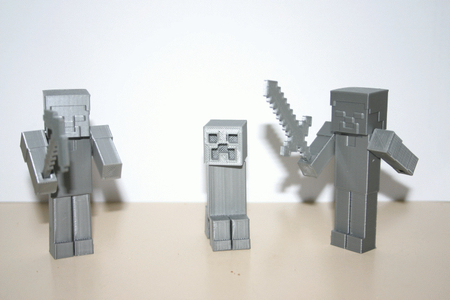  Minecraft creeper  3d model for 3d printers