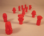  Doctor who monster pawns  3d model for 3d printers