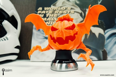  Flying jack-o-lantern  3d model for 3d printers