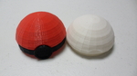 Modelo 3d de Pokeball para impresoras 3d