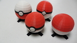 Modelo 3d de Pokeball para impresoras 3d