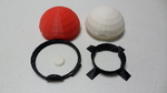  Pokeball  3d model for 3d printers