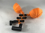  Scissor jack o'lantern  3d model for 3d printers