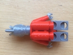 Modelo 3d de Lego rocketman para impresoras 3d