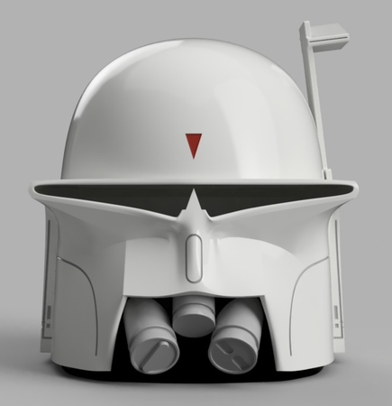  Boba fett concept helmet (star wars)  3d model for 3d printers