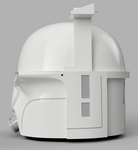  Boba fett concept helmet (star wars)  3d model for 3d printers