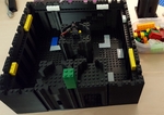 Modelo 3d de Castillo modular el kit de lego compatible con v2 para impresoras 3d