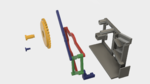  Marblevator, mechanisms.  3d model for 3d printers