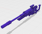  Ana sniper rifle (overwatch) [solid]  3d model for 3d printers
