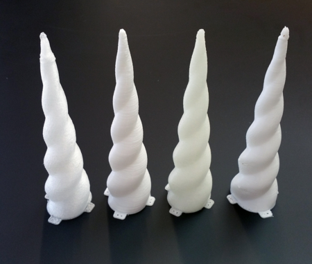 3D Printed Unicorn Horn