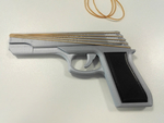  Rubber band gun remix² 5 shots  3d model for 3d printers