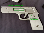  Rubber band gun remix² 5 shots  3d model for 3d printers