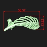 Modelo 3d de Ala pendientes b13 para impresoras 3d