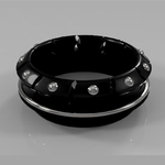 Modelo 3d de La corona del anillo para impresoras 3d