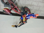  Nerf gun bike mount  3d model for 3d printers