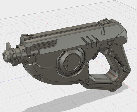 TRACER GUN (overwatch) v2 [solid]