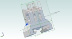  Gopro nerf rail mount with and without trapped nut  3d model for 3d printers