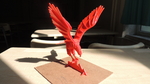  3d puzzle : red eagle  3d model for 3d printers