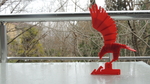  3d puzzle : red eagle  3d model for 3d printers