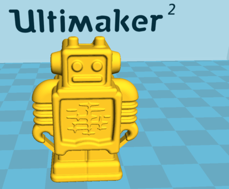 Modelo 3d de Ultimaker robot con el apoyo para impresoras 3d