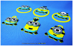  Minions keychain / paper clip / bag clip / money clip / bookmark / magnets  3d model for 3d printers