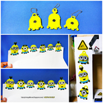  Minions keychain / paper clip / bag clip / money clip / bookmark / magnets  3d model for 3d printers