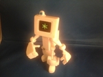 Modelo 3d de Cymon cybot posable robot de juguete para impresoras 3d