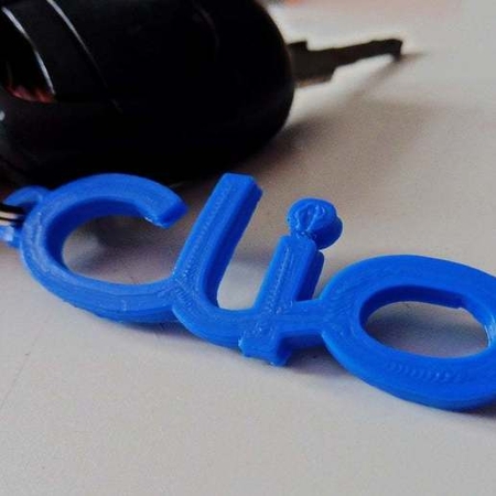  Renault clio keyring  3d model for 3d printers