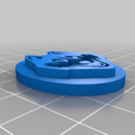  Uconn huskies keychain  3d model for 3d printers