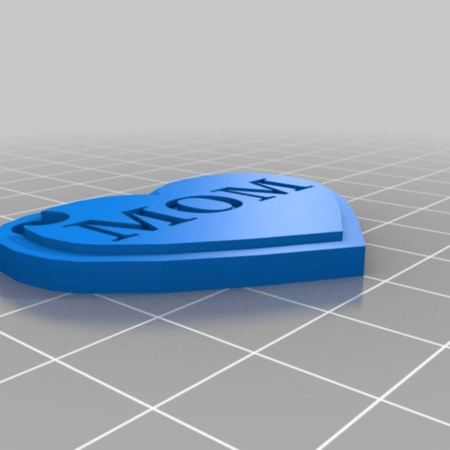  Mothers day keychain  3d model for 3d printers