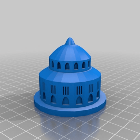  The nott union college  3d model for 3d printers