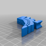  Flexi rex keychain  3d model for 3d printers