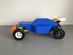 3d printed rc buggy: version 2 (rwd)  3d model for 3d printers