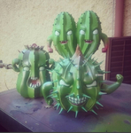 Modelo 3d de Cactus de la familia para impresoras 3d