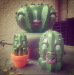 Modelo 3d de Cactus de la familia para impresoras 3d